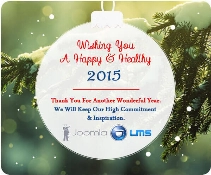 JoomLMS Wishes Merry Christmas and Happy New Year!