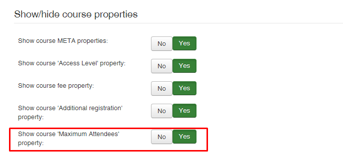 JoomLMS Settings JoomLMS settings